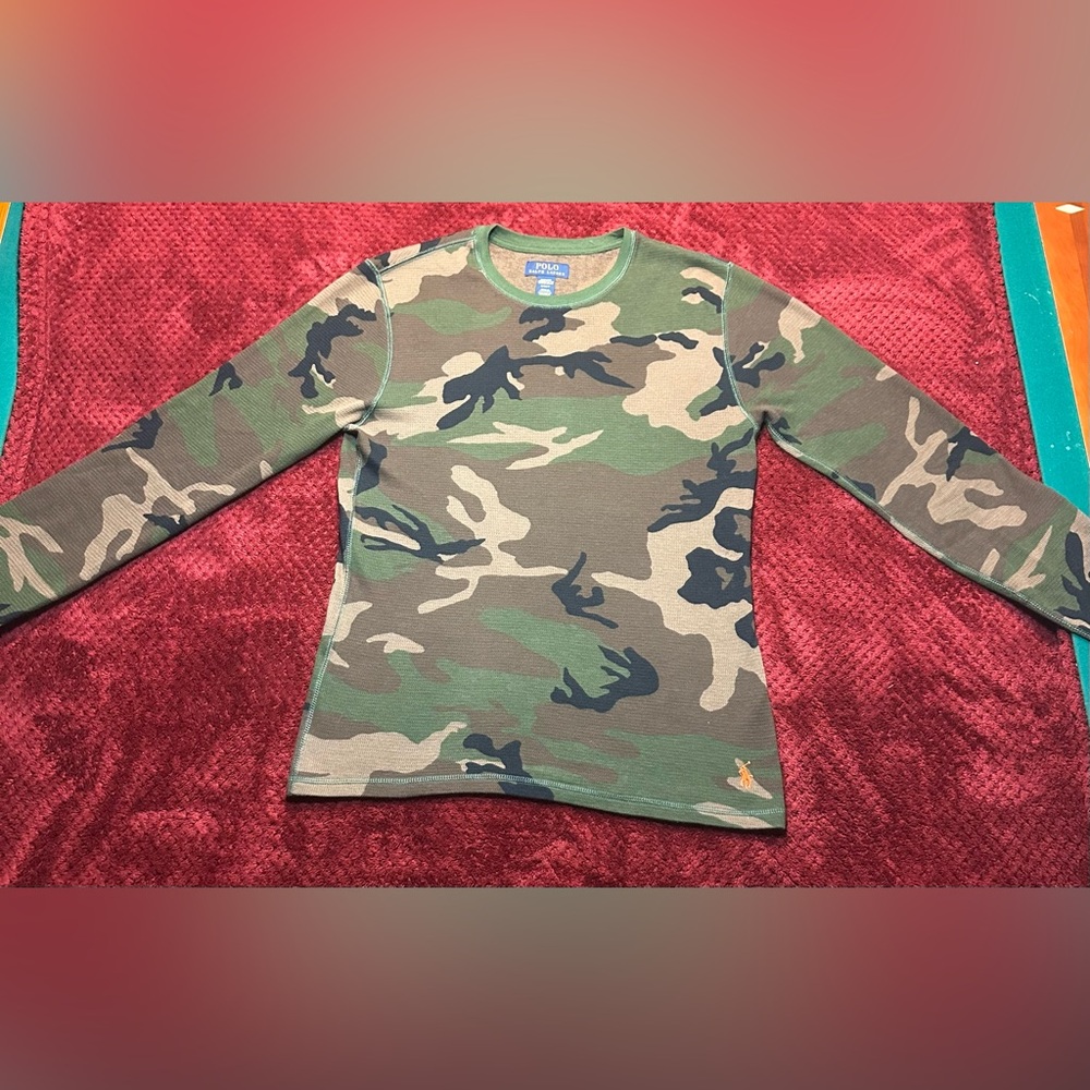 Polo by Ralph Lauren Camouflage Long Sleeve Tee